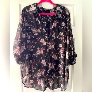 Victoria’s Secret Sheer Button Up Top